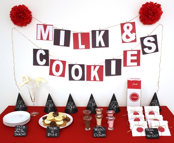 Milk and Cookies Party