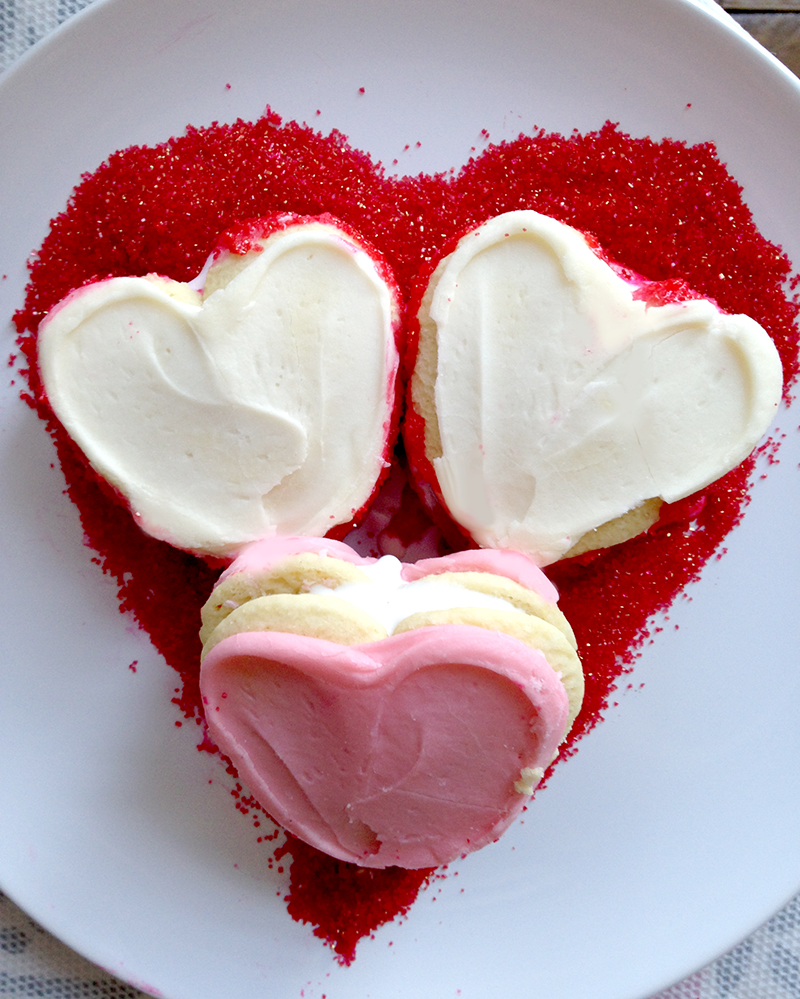 valentine's day ice cream sandwiches