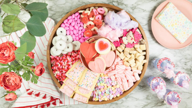 Valentine's Day family activities: dessert board