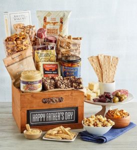 a photo of father's day gift ideas with a chalkboard crate