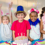 Photo of kids at a birthday party