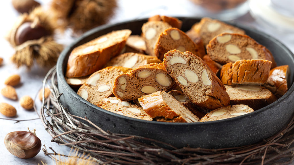 Photo of biscotti cookies