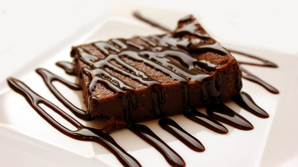 Photo of a fudge brownie