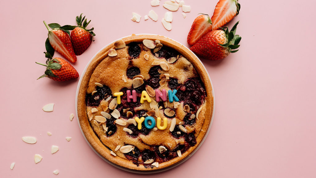 Photo of a thank-you cookie