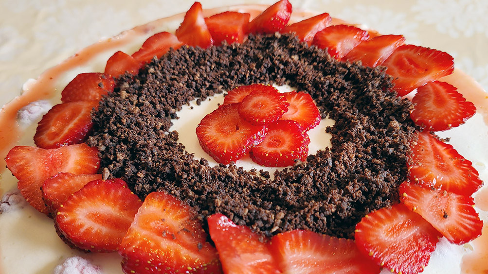 Photo of icebox cookie cake