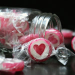 Photo of heart-shaped candy