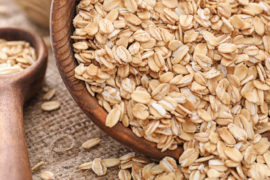 Photo of raw oats in a bowl