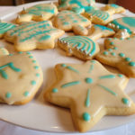 Photo of decorated Hanukkah cookies