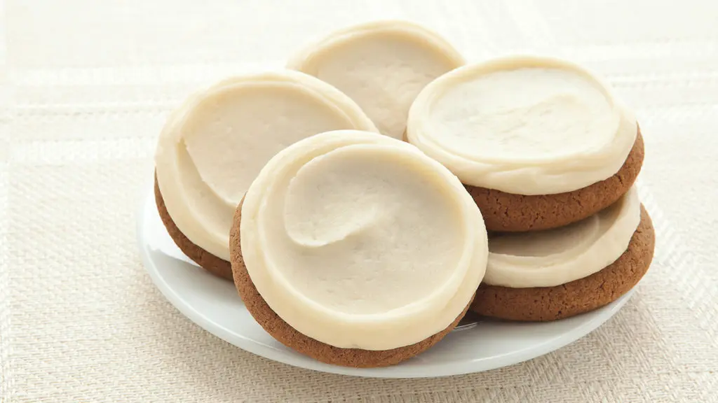 Photo of frosted gingerbread cookies