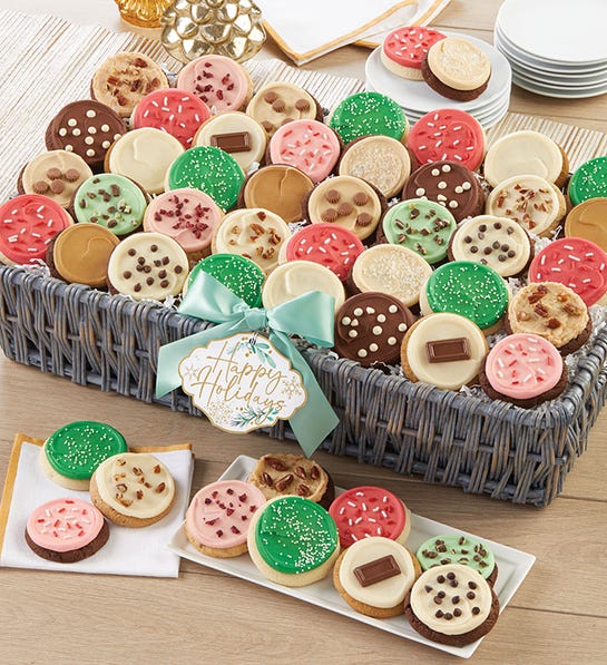 Photo of Buttercream Frosted Flavors Cookie Gift Basket