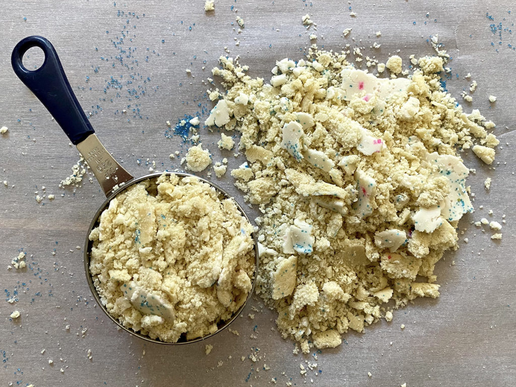 Photo of Celebration cookies crumbled