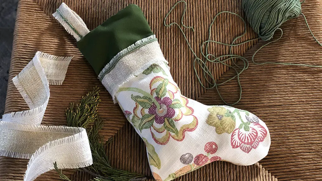 Photo of DIY Christmas stocking