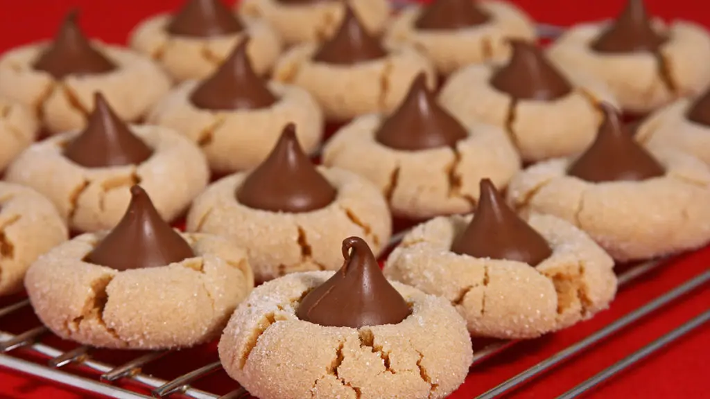 cookie types: peanut butter blossoms