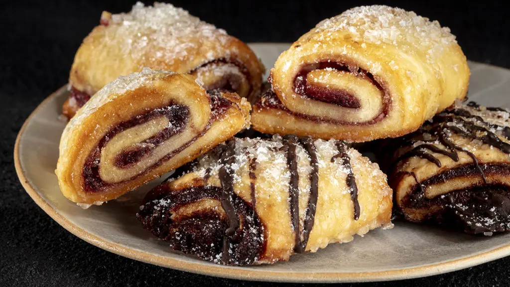 cookie types: rugelach