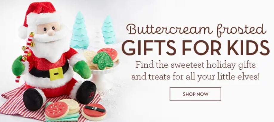 buttercream frosted gifts ad