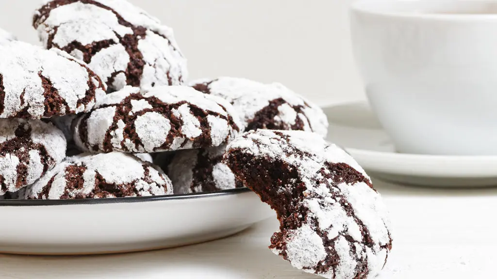 cookie types: crinkle cookies