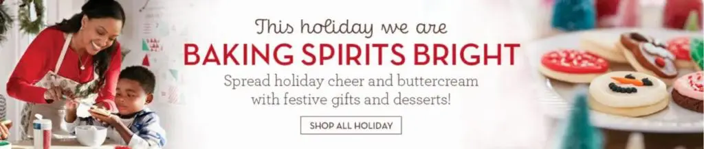 Festive holiday gifts ad