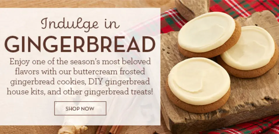 indulge in gingerbread ad