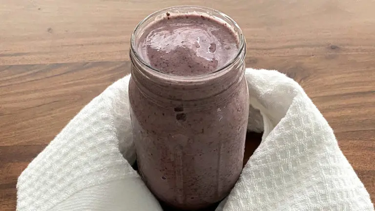 photo of gluten-free brownie smoothie