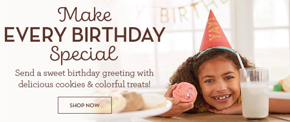 Birthday cookies ad