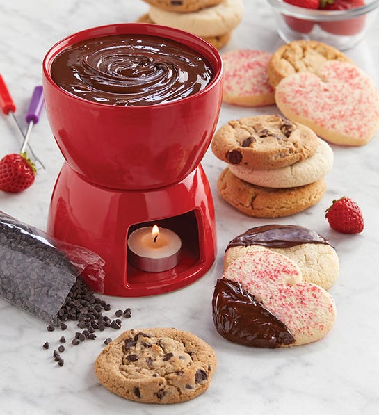 Valentine's Day Gifts for New Couples with fondue set