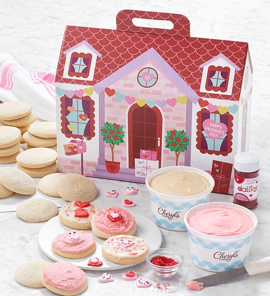 Valentine's Day Gifts for New Couples with cookie decorating set