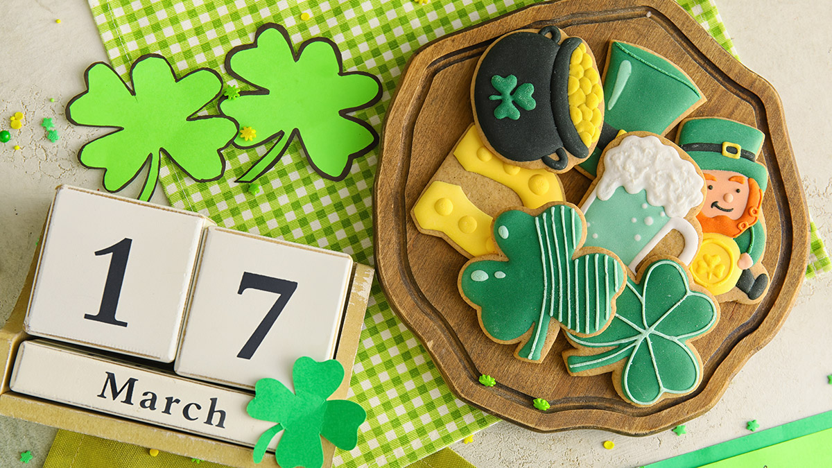 st patricks day: st. patrick's day cookies