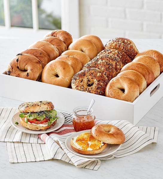 gifts for new parents: bagel assortment