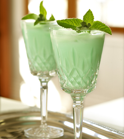 st. patrick's day celebration: irish eyes cocktail