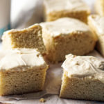 Blondies with a Twist: Maple Brown Butter Frosting Bars