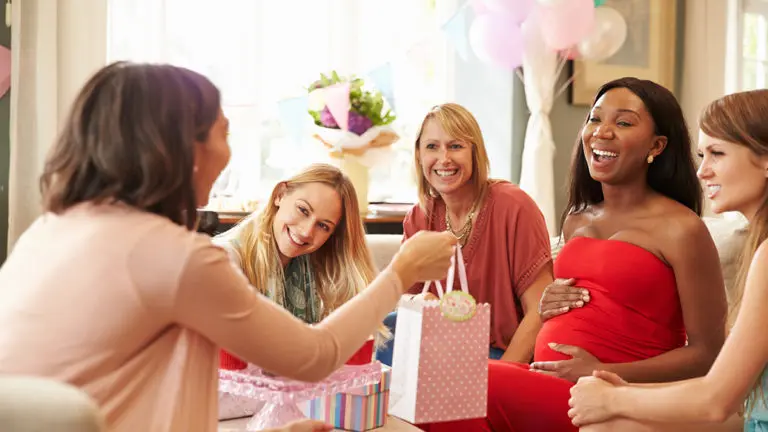 Celebrations Community: Woman at a baby shower