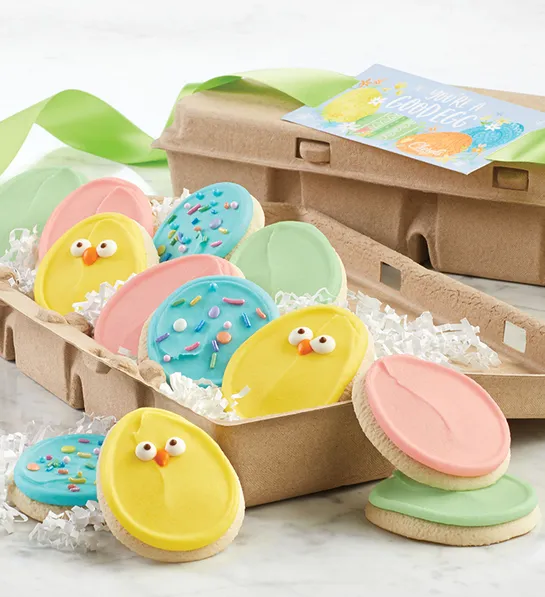 photo of easter gifts: easter cookie egg carton