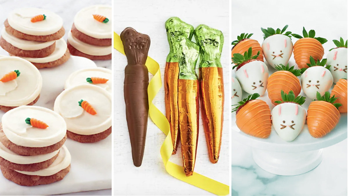 a photo of easter brunch ideas: carrot-themed treats