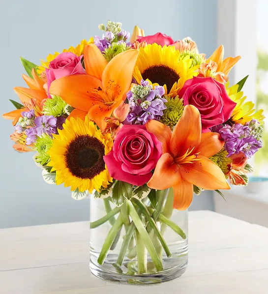 a photo of 50th birthday gift ideas: floral bouquet