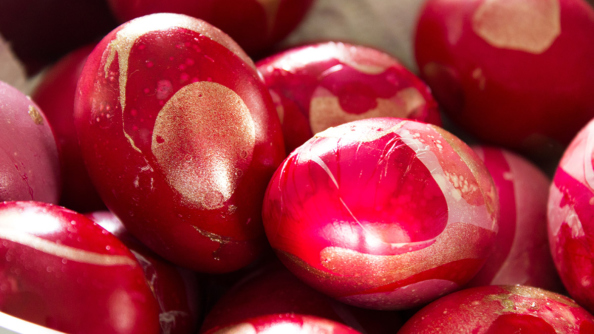 Easter egg designs with nail polish easter eggs