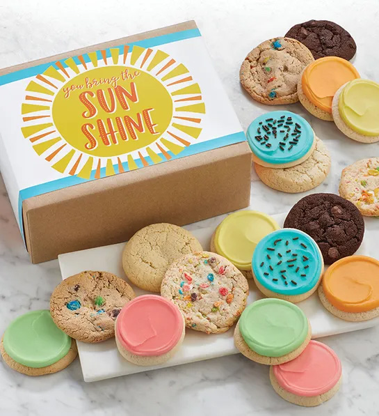 a photo of gifts for new moms: cookies