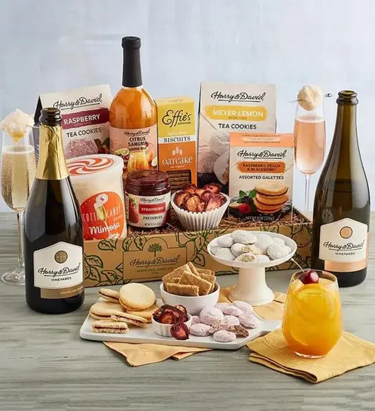 a photo of gifts for new moms: mimosa set
