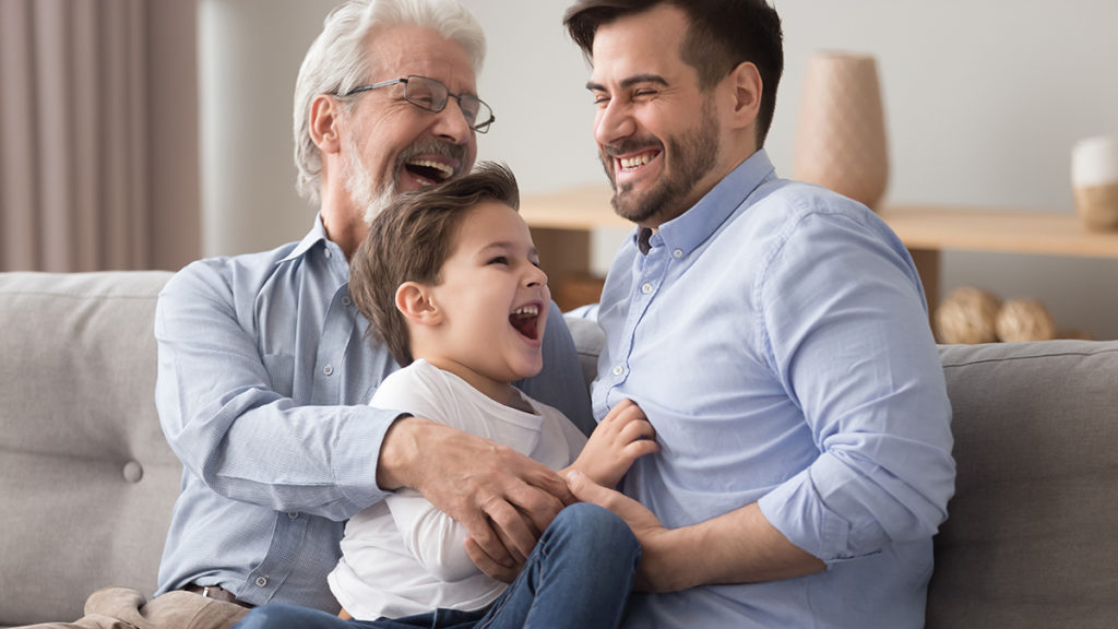 A photo of father's day ideas with dad celebrating father's day with son and father