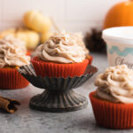 Pumpkin Cupcakes with Cinnamon Buttercream
