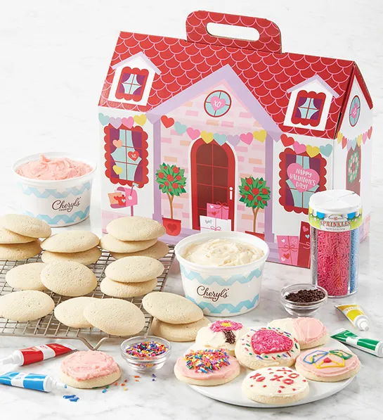 Cheryls Valentine Cut out Cookie Decorating Kit