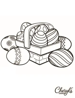 Easter  Printable Coloring Page