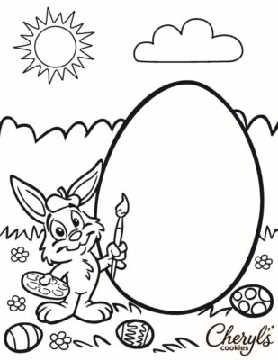 Easter Coloring Page Print