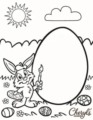 Easter Coloring Page Print