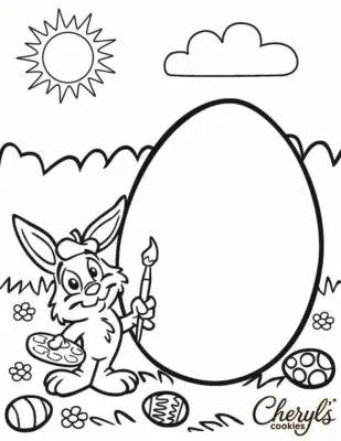 Easter  Printable Coloring Page