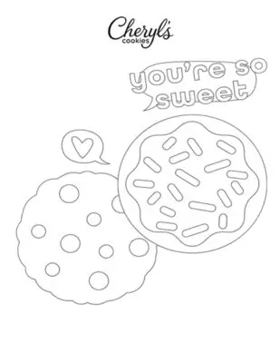 Your So Sweet Valentines Coloring Page Print