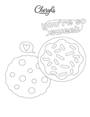Your So Sweet Valentines Coloring Page