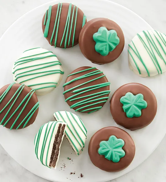 Chocolate Covered St. Patricks Day Oreo® Cookies
