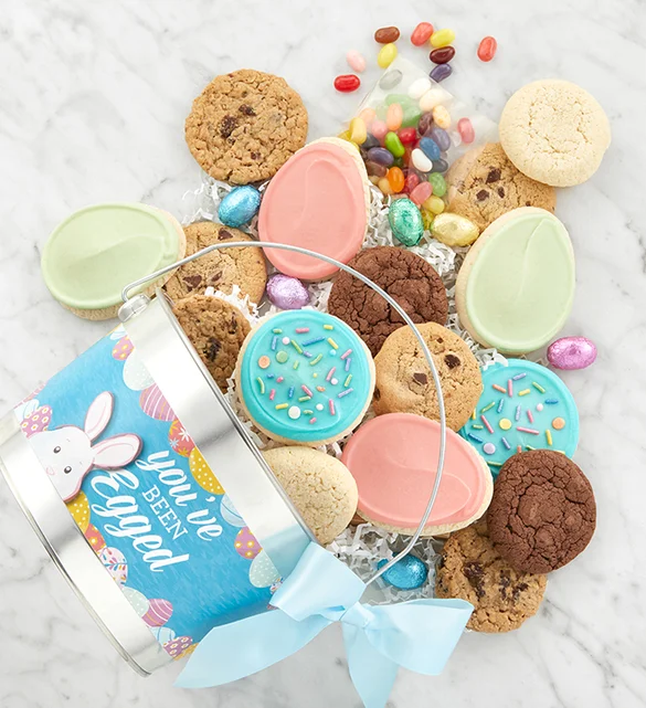easter gifts with Youve Been Egged Treats Gift Pail