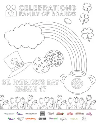 St. Patrick's Printable Enterprise Coloring Page