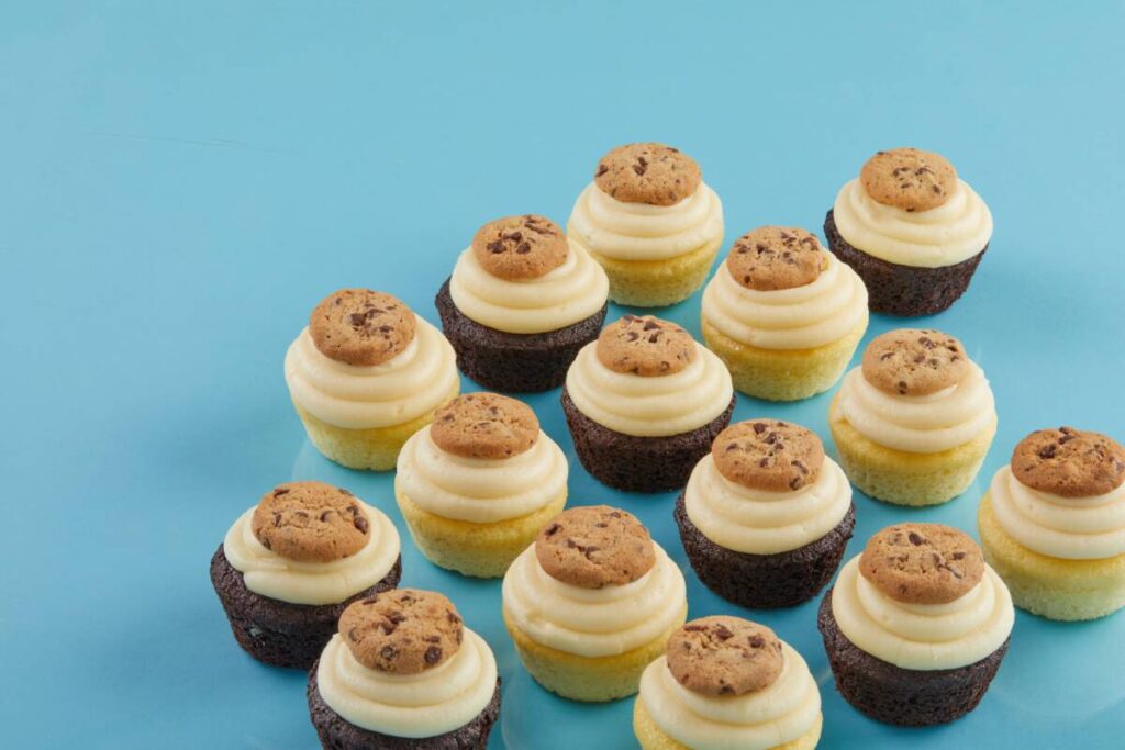 Various Cheryls Cookies cupcakes 